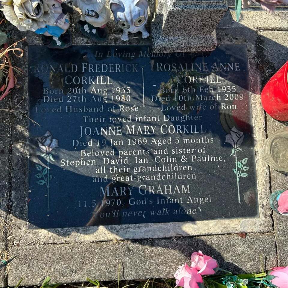 Black Memorial Stone Before Restoration