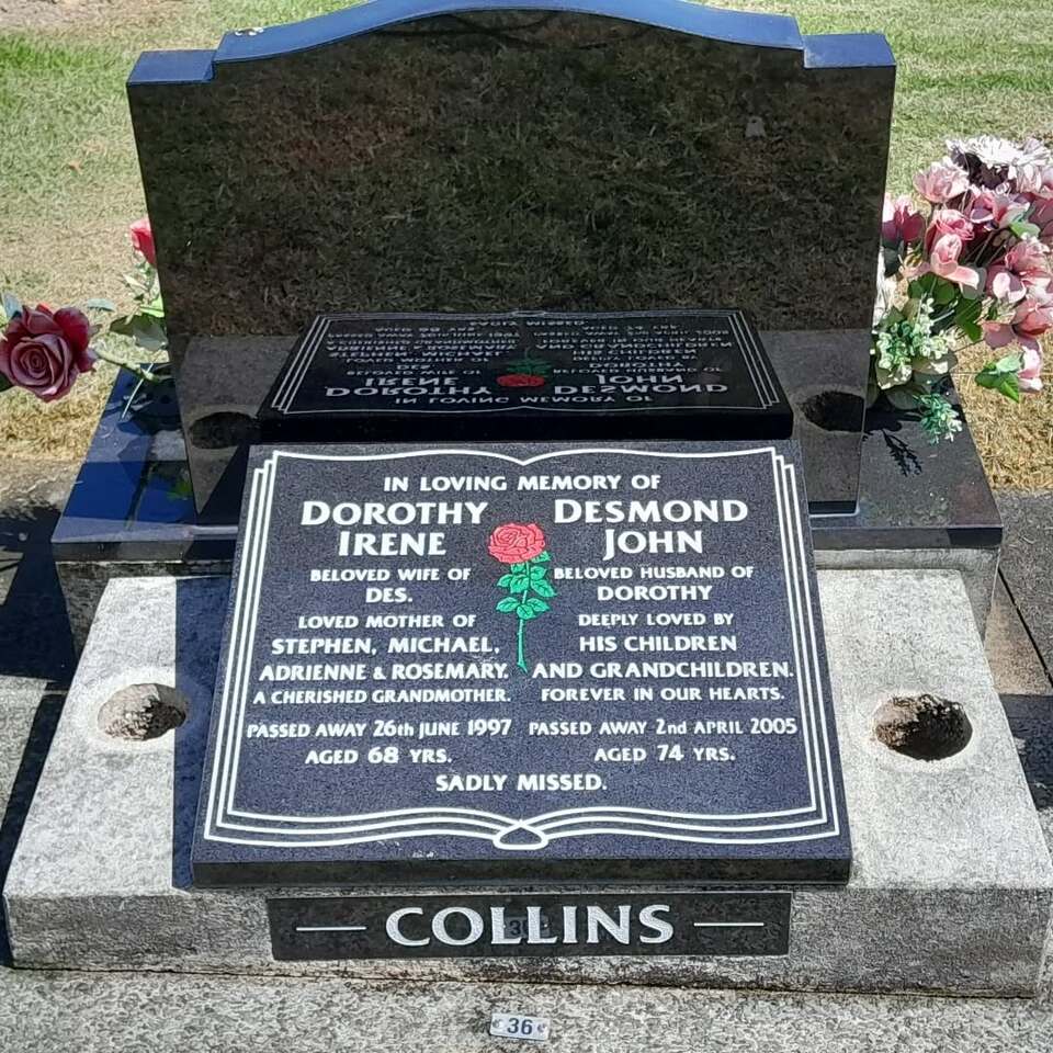 Headstone After Maintenance