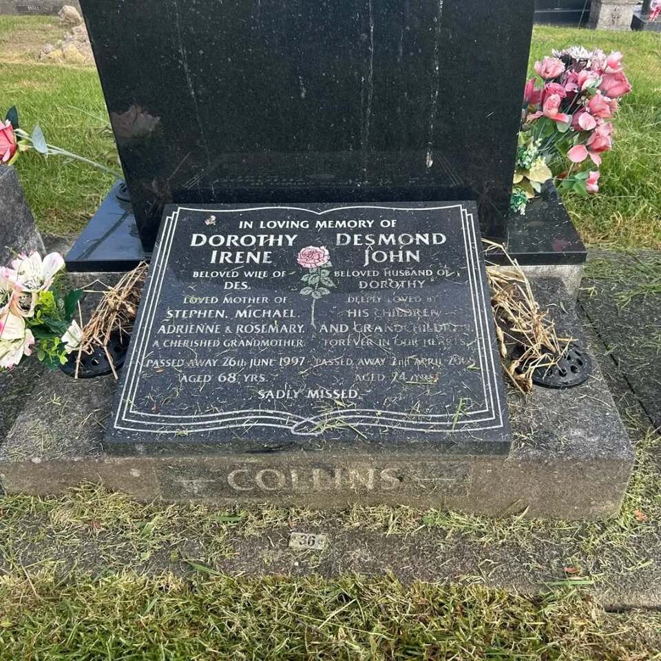 Headstone Before Maintenance