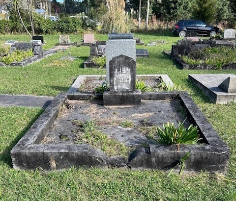 Old Gravestone Before Restoration
