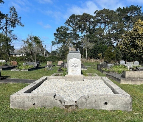 Old Gravestone After Restoration